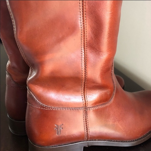 Frye Shoes - Frye Melissa Leather riding boots